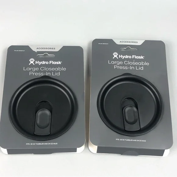 Hydro Flask Large Closeable Press-In-Lid 2pcs - Picture 1 of 3